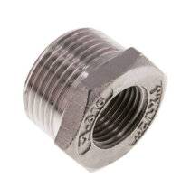 Reduziernippel R 1"(AG)-Rp 1/2"(IG), Edelstahl...
