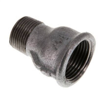 Reduziernippel R 3/4"(AG)-Rp 1"(IG), Temperguss...