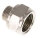 Reduziernippel G 3/8"(AG)-G 1/2"(IG), Messing vernickelt