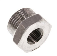 Reduziernippel G 3/8"(AG)-G 1/8"(IG), Edelstahl 1.4571