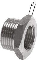 Reduziernippel G 3/8"(AG)-G 1/8"(IG), Edelstahl 1.4571