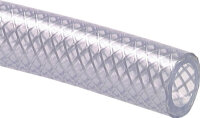 PVC-Gewebeschlauch 10x16,0mm, transparent, 10 Meter Rolle