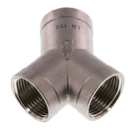 Y-Stück Rp 1" (IG), Edelstahl 1.4408
