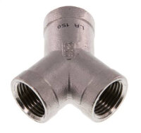 Y-Stück Rp 1/2" (IG), Edelstahl 1.4408