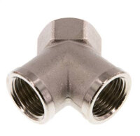 Y-Stück G 1/2" (IG), Messing vernickelt