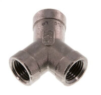 Y-Stück Rp 1/4" (IG), Edelstahl 1.4408