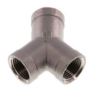 Y-Stück Rp 3/8" (IG), Edelstahl 1.4408