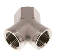 Y-Stück G 3/8" (IG), Messing vernickelt