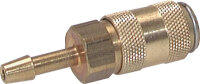 Kupplungsdose (NW2,7) 3mm Schlauch, Messing