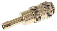Kupplungsdose (NW2,7) 4mm Schlauch, Messing