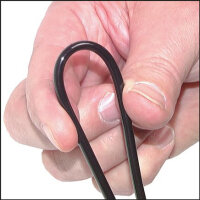 Polyurethan-Schlauch 10 x 6,5 mm, Schwarz, 50 Meter Rolle