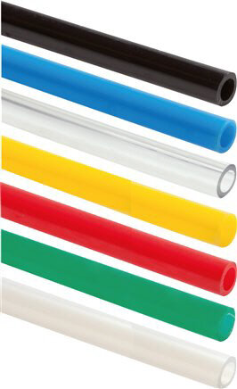 PTFE-Schlauch, 12 x 10 mm, Schwarz, 100 Meter Rolle
