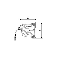 PREVOST Schlauchaufroller DRF 1015ES 15m 10 x14mm...