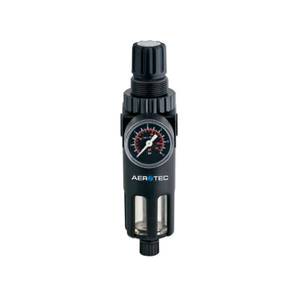 AEROTEC Filter Druckregler FX 3130 1/4" Filter- Wasserabscheider 0-8bar