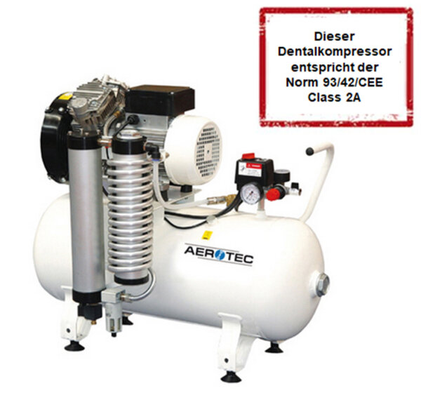 AEROTEC Kolbenkompressor AEROMEDIC XTR 3D-50L mit Trockner