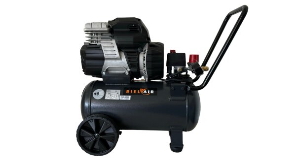 BIELAIR Kolbenkompressor Leon 105-24, ölfrei, leise, mobil, 1.1 kW, 105l/min, 68dB(A)
