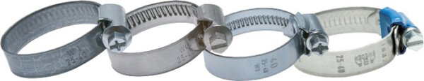 9mm Schlauchschelle 12 - 22mm, Stahl verzinkt (W1) (NORMA)