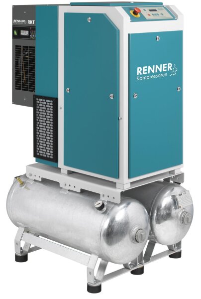 RENNER Schraubenkompressor RSDK-PRO 5,5 2x90 Liter Druckbehälter