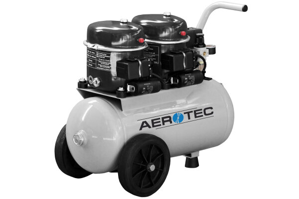 AEROTEC Kolbenkompressor Silent TWINPAINT 100/24 Airbrushkompressor