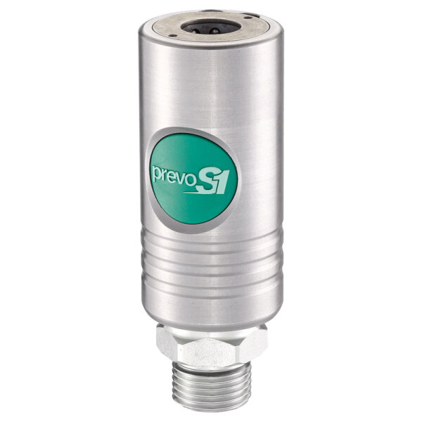Prevost Sicherheitskupplung Außengewinde  - NW 10,4 G 1/2" AG, Edelstahl ESI 111153